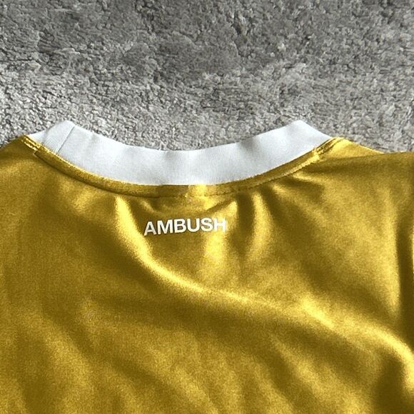 Nike x Ambush NBA Womens Jersey Top Large Lakers Mineral Gold Yellow DB1613-723 - Picture 10 of 11